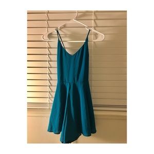 Teal Express Romper